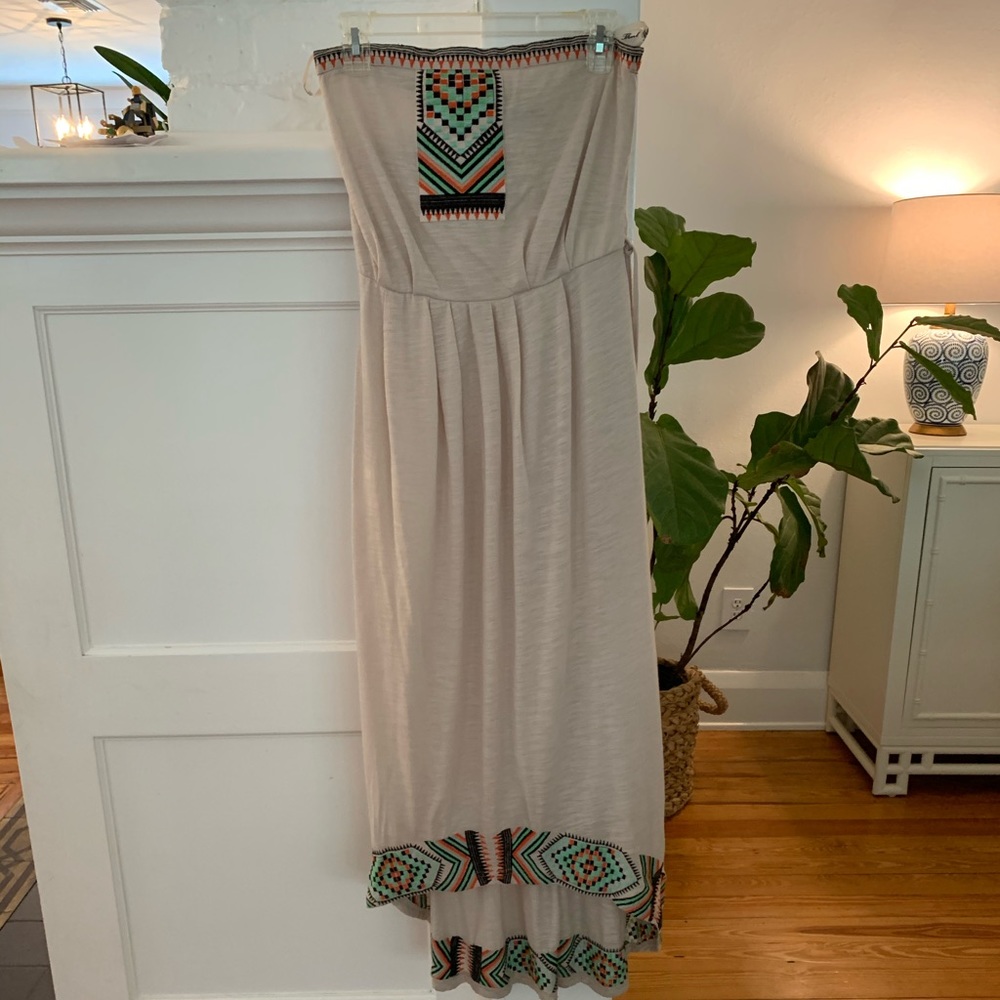 THML Strapless Maxi Dress-M